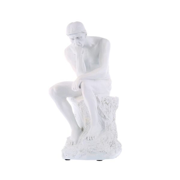 Thinker Sculpture Statue Thinker Art Bookshelf Decoration Creative Resin Decorations