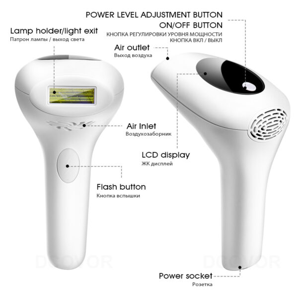 999999 Flashes 2020 New Laser Epilator Permanent IPL Photoepilator Hair Removal depiladora Painless electric Epilator Dropship - Image 4