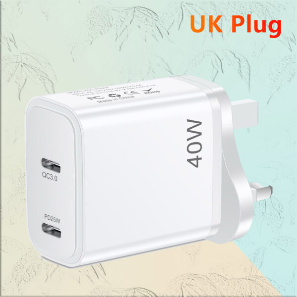 Fast charging mobile phone charging head dual PD Type-C mobile phone charger - Image 10