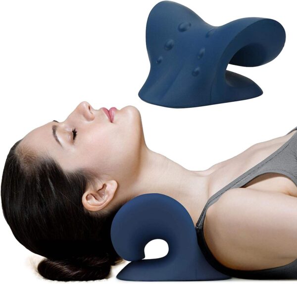 C-type cervical spine massage pillow gravity acupressure neck neck and shoulder massage pillow home corrector - Image 4