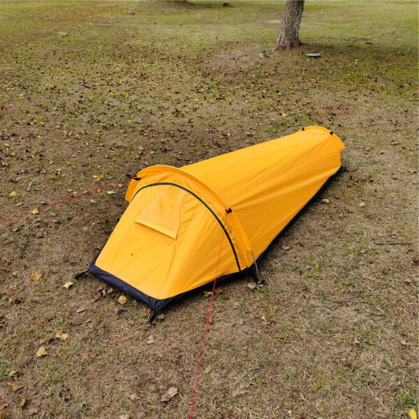 Camping Single Person Tent Ultralight Compact Outdoor Sleeping Bag Tent Larger Space Waterproof Backpacking Tent Cover Hiking - Image 4