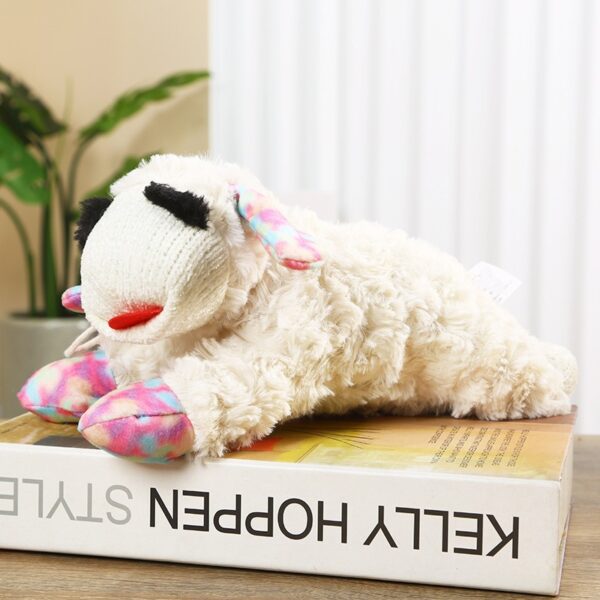 Plush doll pet toy with loud sound, little lamb doll, alpaca panda doll plush toy - Image 3