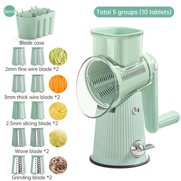 Kitchen Multifunction Grater Slicer Hand Roller Stormvegetable Cutter for Household - Image 18