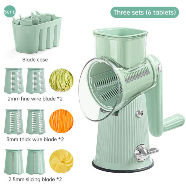 Kitchen Multifunction Grater Slicer Hand Roller Stormvegetable Cutter for Household - Image 6