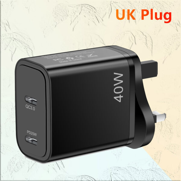 Fast charging mobile phone charging head dual PD Type-C mobile phone charger - Image 9