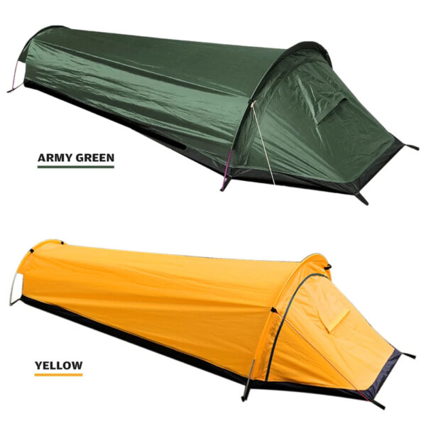 Camping Single Person Tent Ultralight Compact Outdoor Sleeping Bag Tent Larger Space Waterproof Backpacking Tent Cover Hiking - Image 3