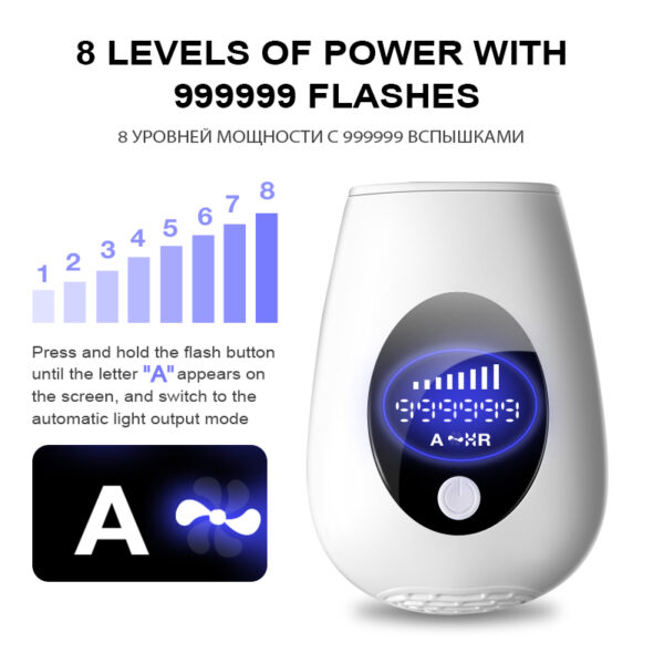 999999 Flashes 2020 New Laser Epilator Permanent IPL Photoepilator Hair Removal depiladora Painless electric Epilator Dropship - Image 2