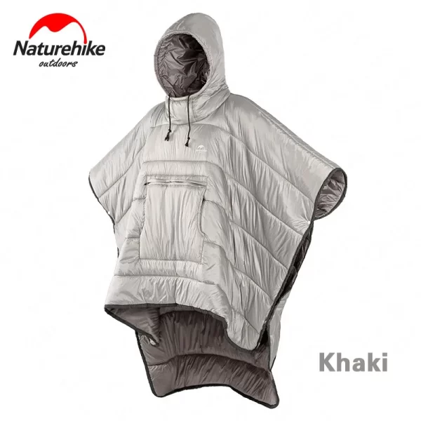 Naturehike Lazy Sleeping Bag Cloak Style Unisex Waterproof Portable Outdoor Camping Warm Sleeping Quilt Winter Travel Poncho - Image 7