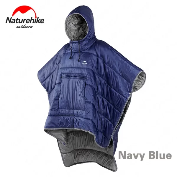 Naturehike Lazy Sleeping Bag Cloak Style Unisex Waterproof Portable Outdoor Camping Warm Sleeping Quilt Winter Travel Poncho - Image 3