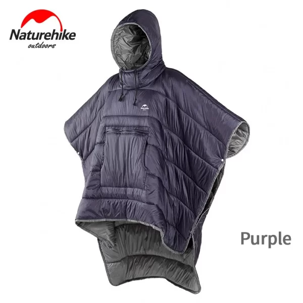 Naturehike Lazy Sleeping Bag Cloak Style Unisex Waterproof Portable Outdoor Camping Warm Sleeping Quilt Winter Travel Poncho - Image 10