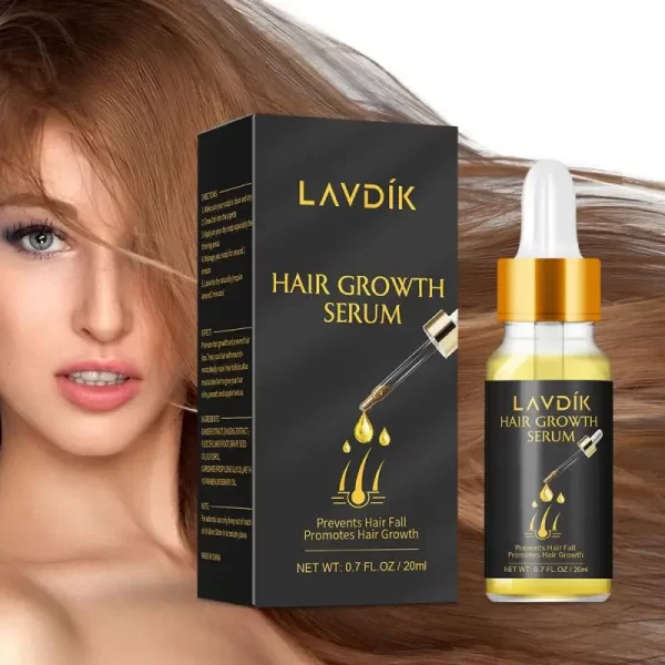 LAVDIK Ginger Fast Hair Growth Serum Essential Oil Anti Preventing Hair Lose Liquid Damaged Hair Repair Growing Dropship TSLM1 - Image 6