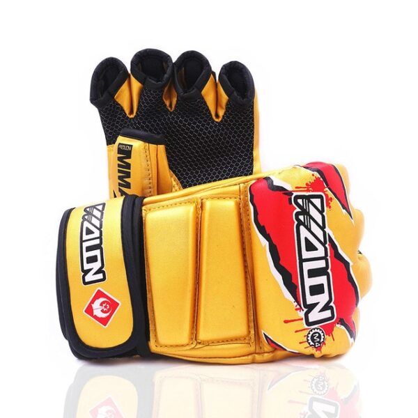 MMA Boxing Gloves Sanda Muay Thai Kick Boxing Mitts Breathable PU Mateial Sparring Grappling Fight Punch Mitts Boxing Equipment - Image 8