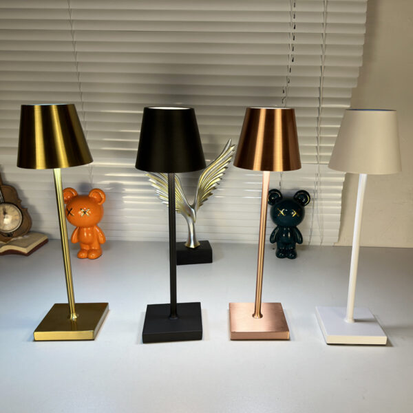 USB rechargeable retro atmosphere table lamp study living room bedside lamp restaurant bar outdoor table lamp eye protection table lamp - Image 2