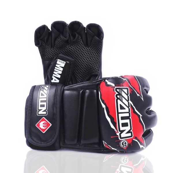 MMA Boxing Gloves Sanda Muay Thai Kick Boxing Mitts Breathable PU Mateial Sparring Grappling Fight Punch Mitts Boxing Equipment