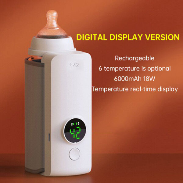 USB Chargings Heating Bottle Warm Water Milk Heater Warmer Bag Insulation Cover - Image 11