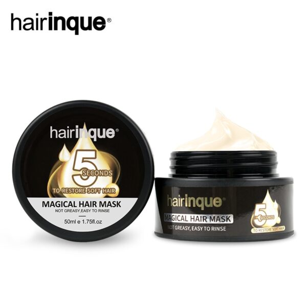 HAIRINQUE 50ml Magical treatment hair mask moisturizing nourishing 5seconds Repair hair damage restore soft hair care mask - Image 5