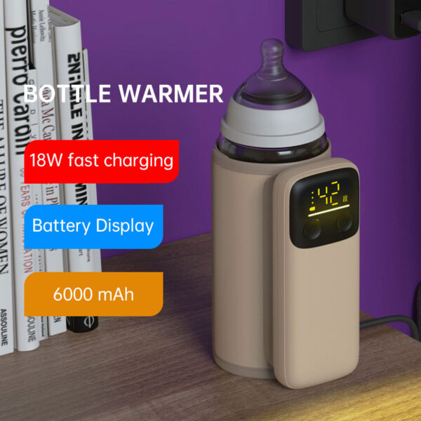 USB Chargings Heating Bottle Warm Water Milk Heater Warmer Bag Insulation Cover - Image 7