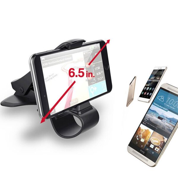 Universal Car Phone Holder GPS Navigation Dashboard Phone Holder For Mobile Phone Clip Fold Holder Mount Stand Bracket - Image 5