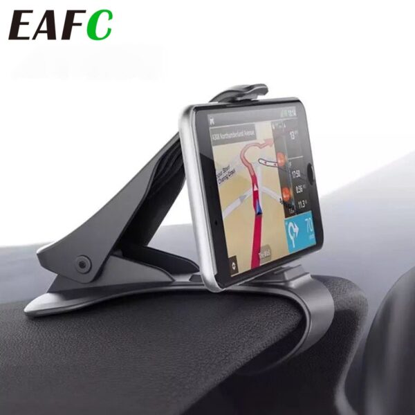 Universal Car Phone Holder GPS Navigation Dashboard Phone Holder For Mobile Phone Clip Fold Holder Mount Stand Bracket - Image 6