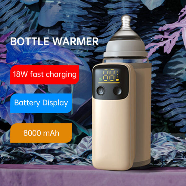 USB Chargings Heating Bottle Warm Water Milk Heater Warmer Bag Insulation Cover - Image 8