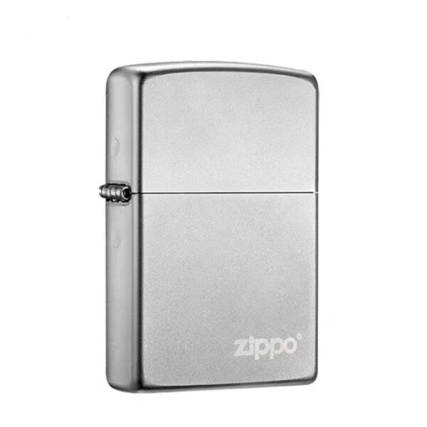 Zippo Treasure Lighter Chrome Matte Logo 205ZL - Image 6